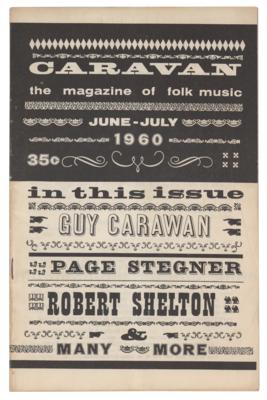 Lot #5200 Caravan Magazine (June-July 1960, featuring Robert Shelton)