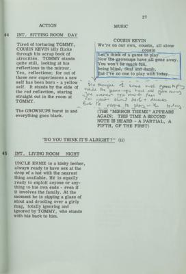 Lot #5117 The Who: Pete Townshend Hand-Annotated Tommy Screenplay - Image 5