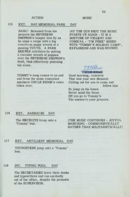 Lot #5117 The Who: Pete Townshend Hand-Annotated Tommy Screenplay - Image 9