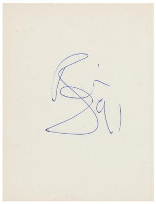 Lot #5272 David Bowie Signature