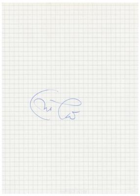 Lot #5279 Eric Clapton Signature - Image 1