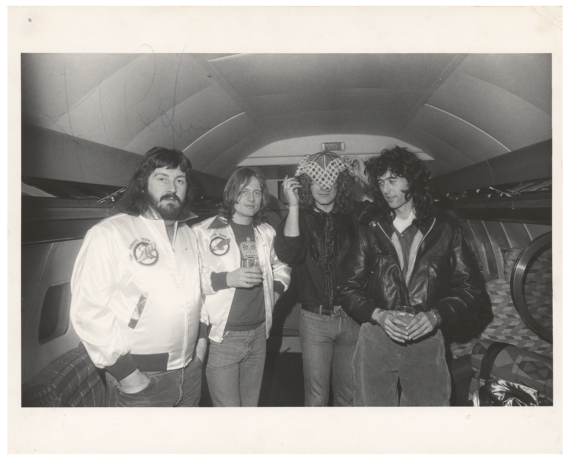 Lot #5147 Led Zeppelin: John Paul Jones Signed Photograph