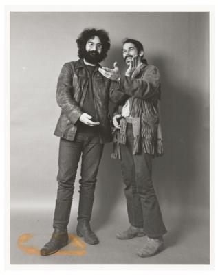 Lot #5139 Grateful Dead: Garcia and Hart Original Photograph