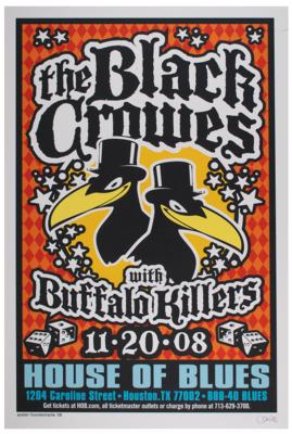 Lot #5437 The Black Crowes Poster by Uncle Charlie Hardwick