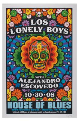 Lot #5438 Los Lonely Boys Poster by Uncle Charlie Hardwick - Image 1
