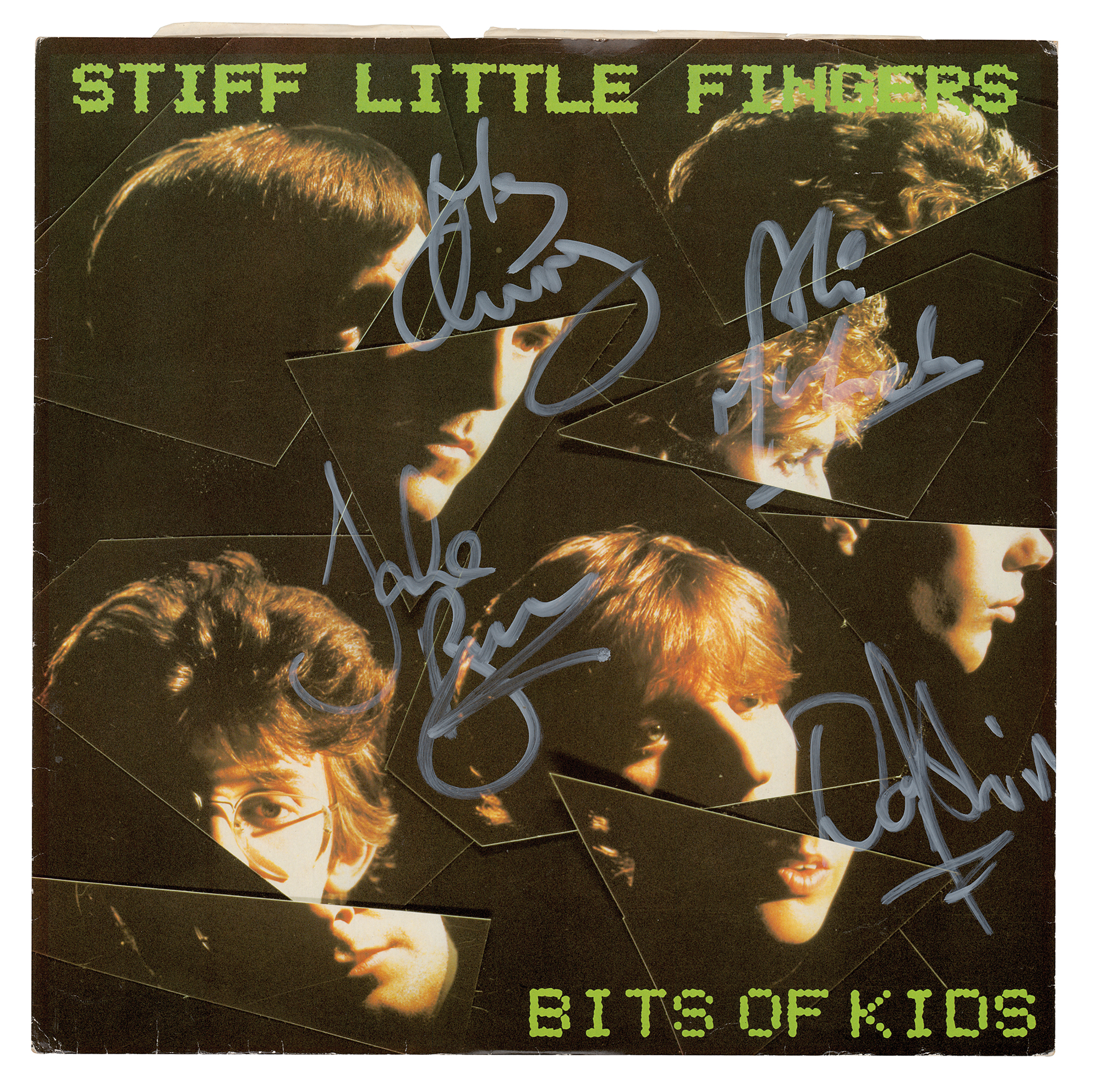 Lot #5367 Stiff Little Fingers (2) Signed Albums