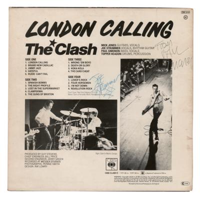Lot #5366 The Clash: Strummer and Simonon Signed