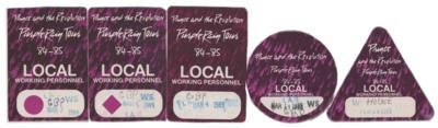 Lot #5406 Prince: Purple Rain Tour Crew Shirt and (5) Backstage Passes - Image 2