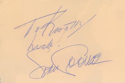 Lot #5183 Sam Cooke and Little Richard Signatures