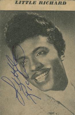 Lot #5183 Sam Cooke and Little Richard Signatures - Image 2