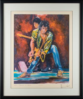 Lot #5101 Rolling Stones: Ronnie Wood Signed Print - Image 2