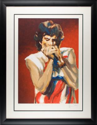 Lot #5102 Rolling Stones: Ronnie Wood Signed Print - Image 2