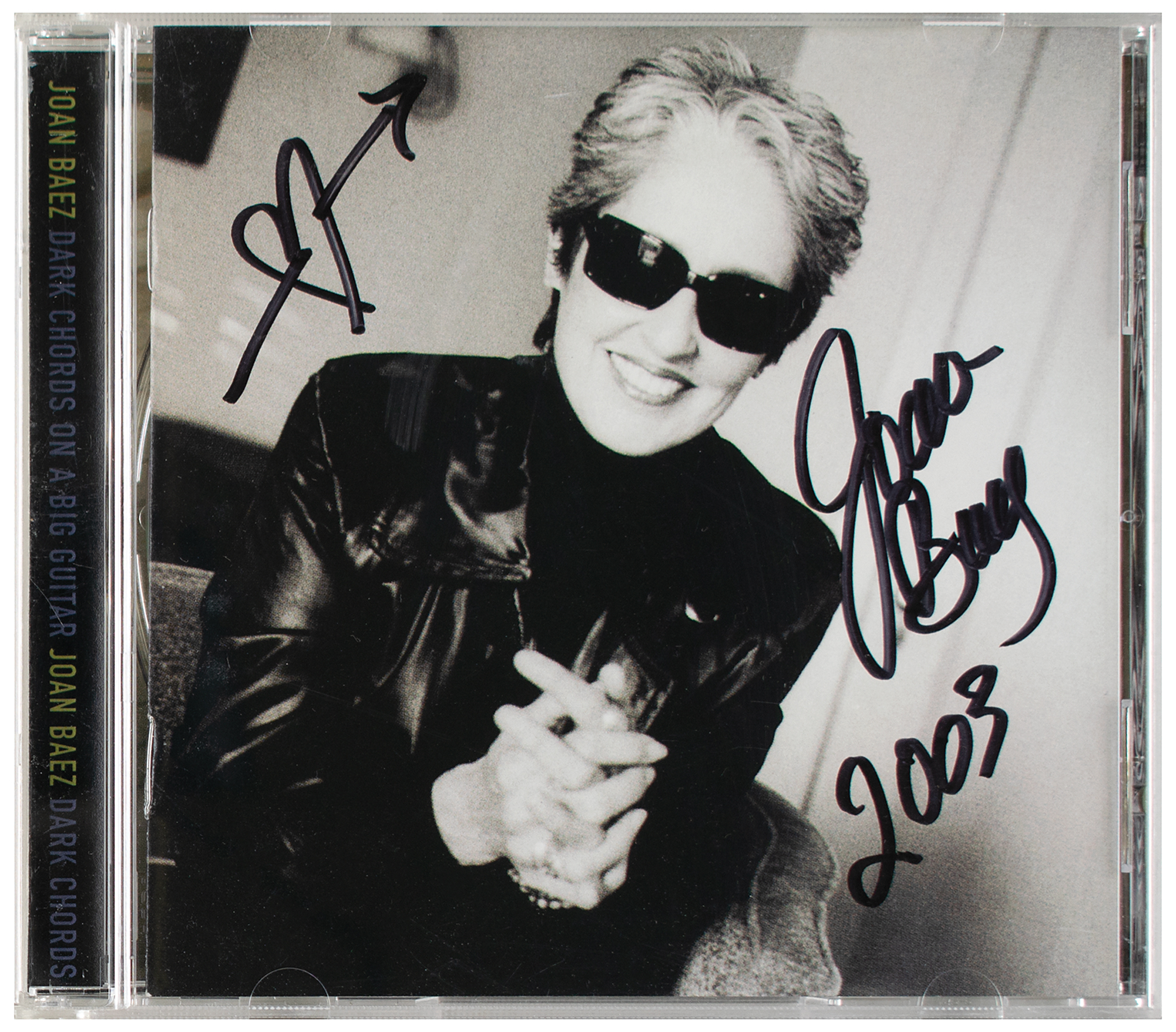 Lot #5186 Joan Baez Signed CD