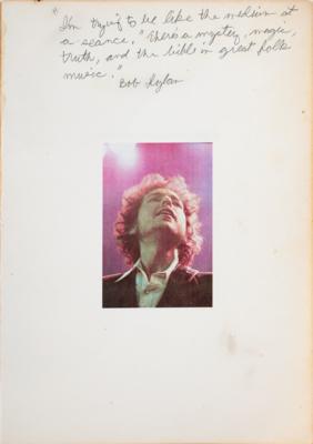 Lot #5073 Bob Dylan Signed Book  - Image 2