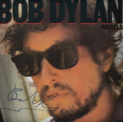 Lot #5067 Bob Dylan Signed Album