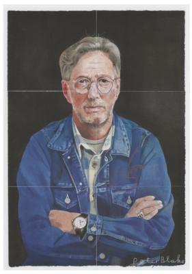 Lot #5282 Eric Clapton Signed CD Booklet Poster - Image 1