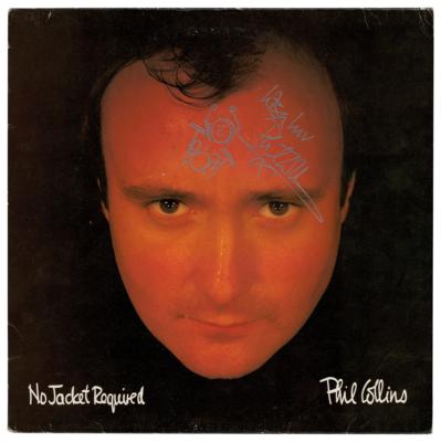 Lot #5375 Phil Collins Signed Album