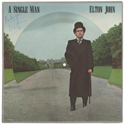 Lot #5297 Elton John Signed Album