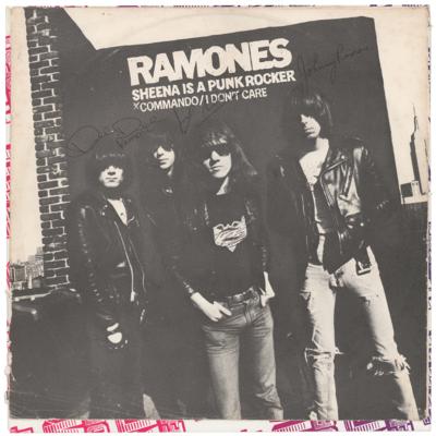 Lot #5340 Ramones Signed Album