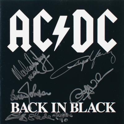Lot #5253 AC/DC Signed CD