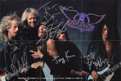 Lot #5257 Aerosmith Signed CD Booklet - Image 1