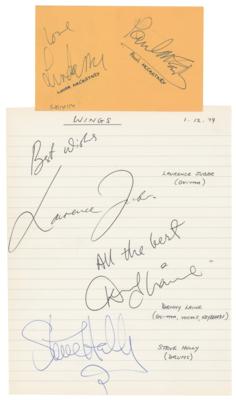 Lot #5028 Beatles: Paul McCartney and Wings Signatures - Image 1