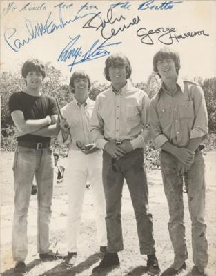 Lot #5003 Beatles Signed Photograph