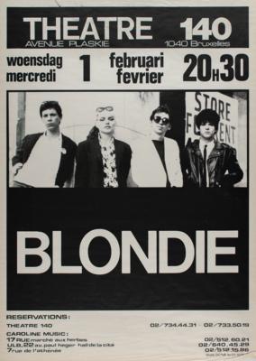 Lot #5233 Blondie 1978 Brussels Poster - Image 1