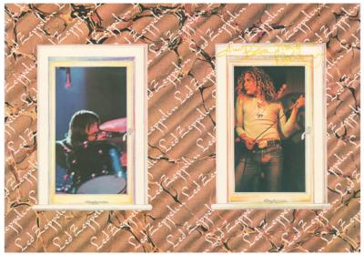 Lot #5154 Led Zeppelin: Robert Plant Signed Poster - Image 2