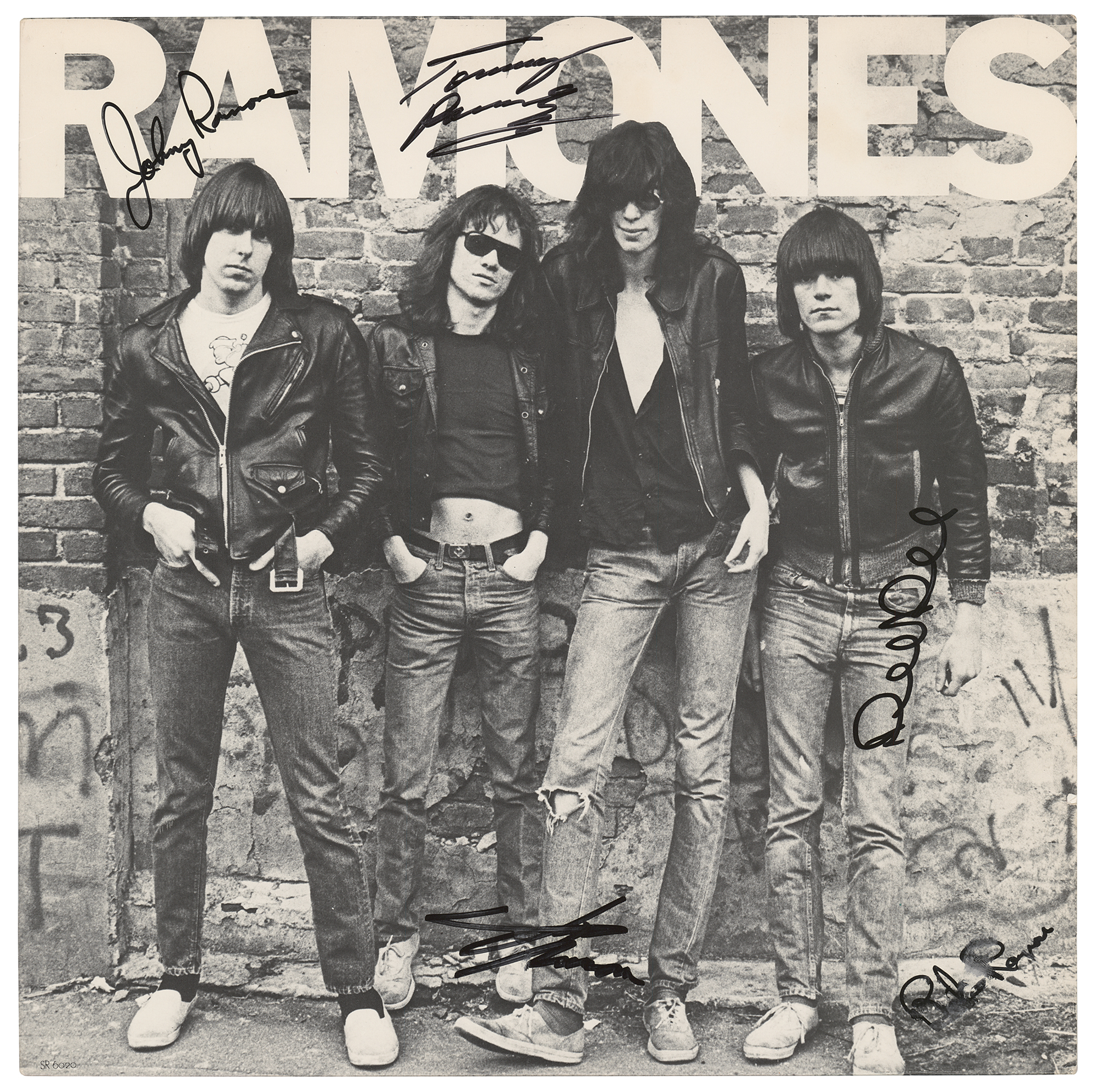 Lot #5341 Ramones Signed Album