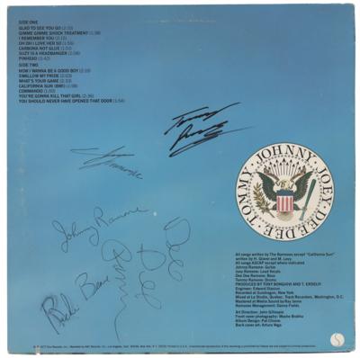 Lot #5342 Ramones Signed Album