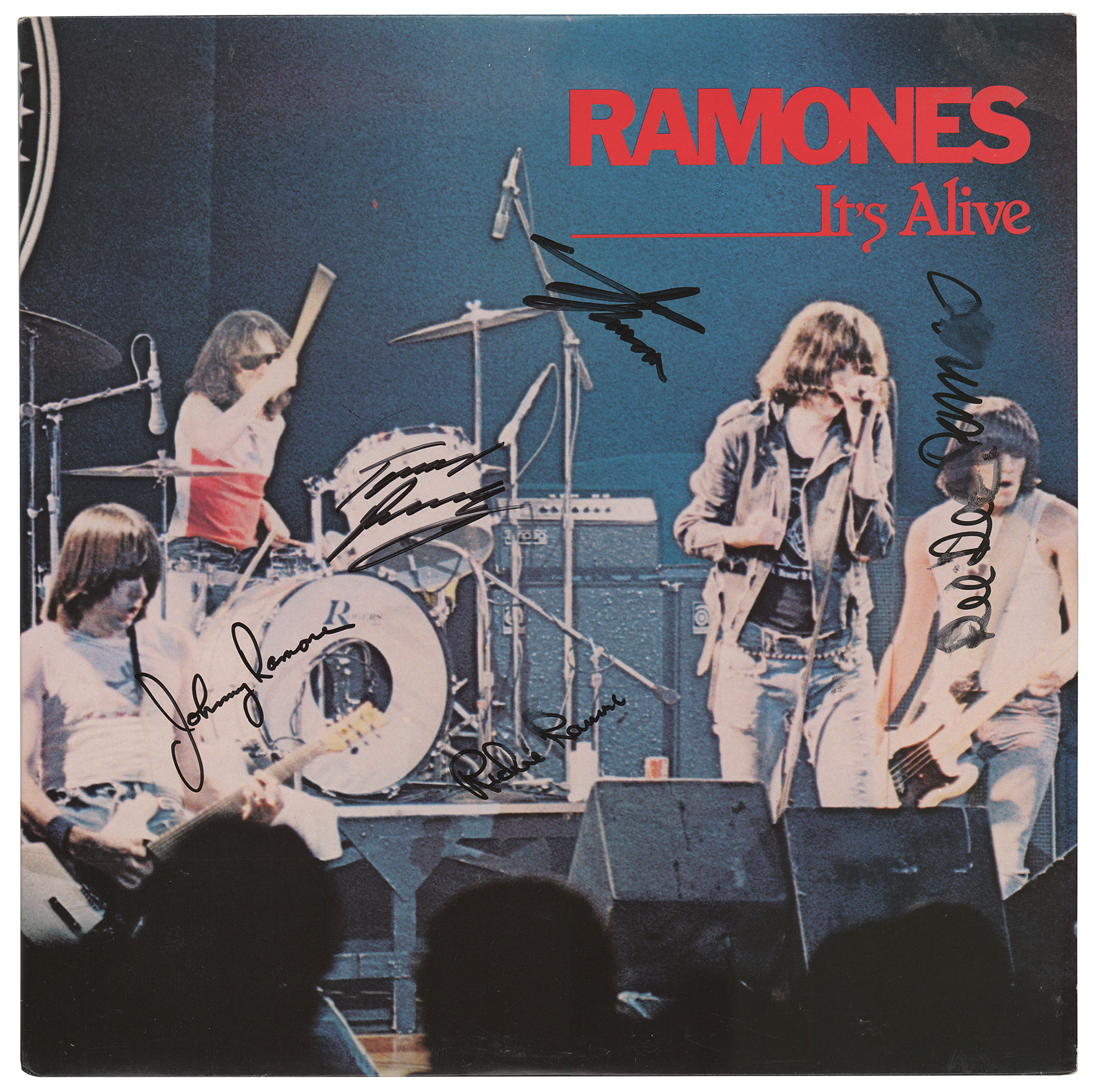 Lot #5345 Ramones Signed Album
