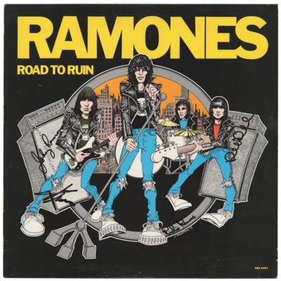 Lot #5346 Ramones Signed Album