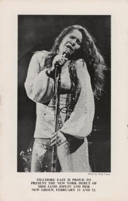 Lot #5148 Led Zeppelin 1969 New York City Debut Fillmore East Program - Image 3