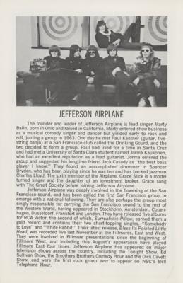 Lot #5212 Woodstock: Jefferson Airplane and Joe Cocker 1969 Fillmore East Program - Image 3