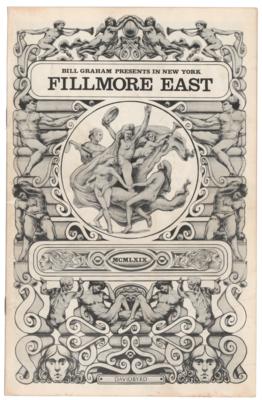 Lot #5264 The Band 1969 Fillmore East Program - Image 3