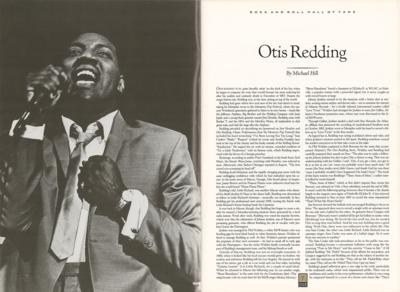 Lot #5107 Rolling Stones and Otis Redding 1989 Rock and Roll Hall of Fame Program - Image 4