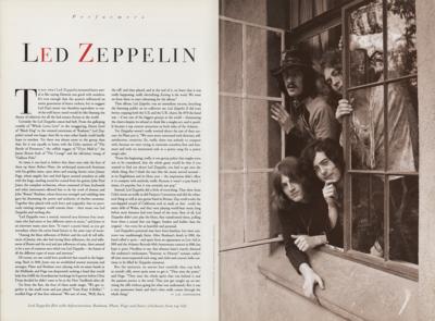 Lot #5151 Led Zeppelin and Janis Joplin 1995 Rock and Roll Hall of Fame Program - Image 1