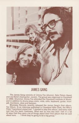 Lot #5312 Santana and James Gang 1970 Fillmore East Program - Image 3