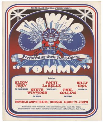 Lot #5127 The Who and Elton John 1989 'Tommy' Program - Image 2