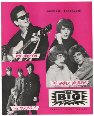 Lot #5228 The Yardbirds (Jimmy Page)andRoyOrbison1967 Australian / New ZealandTourProgram - Image 1