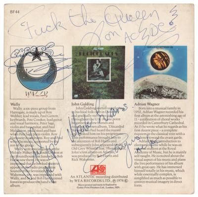 Lot #5230 AC/DC Signed 45 RPM Record Sleeve