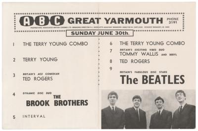 Lot #5045 Beatles 1963 'ABC Cinema' Concert Program - Image 2