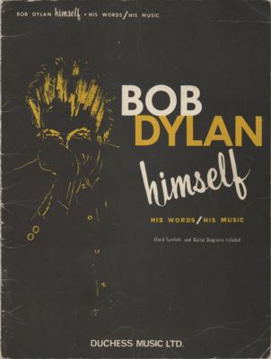 Lot #5068 Bob Dylan Signed Songbook