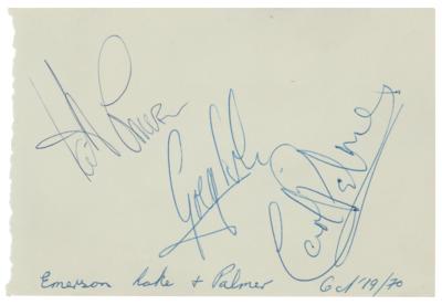 Lot #5288 Emerson, Lake, and Palmer Signatures