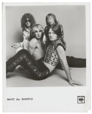 Lot #5304 Mott the Hoople Signed Photograph - Image 2