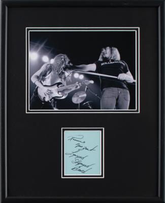 Lot #5246 Lynyrd Skynyrd: Ronnie Van Zant Signature - Image 1