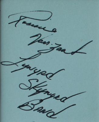 Lot #5246 Lynyrd Skynyrd: Ronnie Van Zant Signature - Image 2