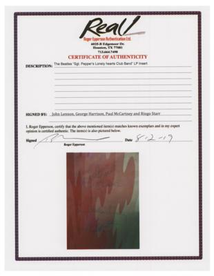 Lot #5007 Beatles Signed Album Sleeve - Image 6