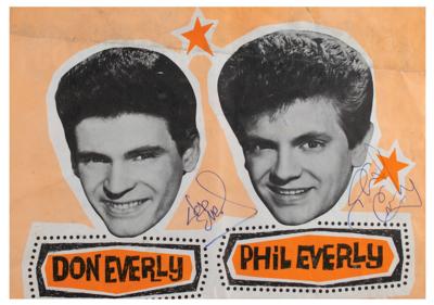 Lot #5184 Everly Brothers Signed Souvenir Brochure
